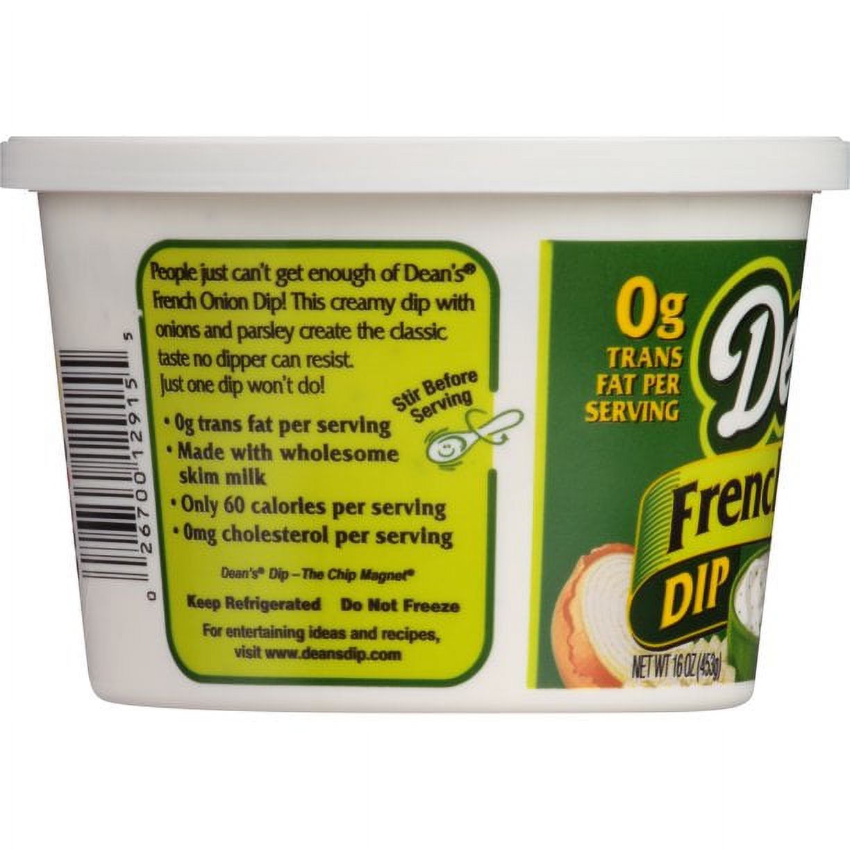 Dean's, French Onion Dip, 16 oz Tub