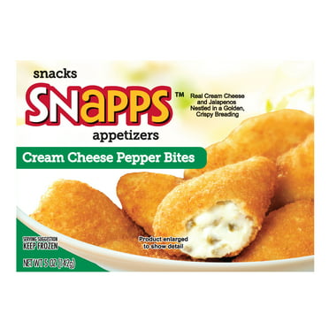 Snapps Frozen Appetizers Mozzarella Cheese Sticks, 5 oz Cardboard Box